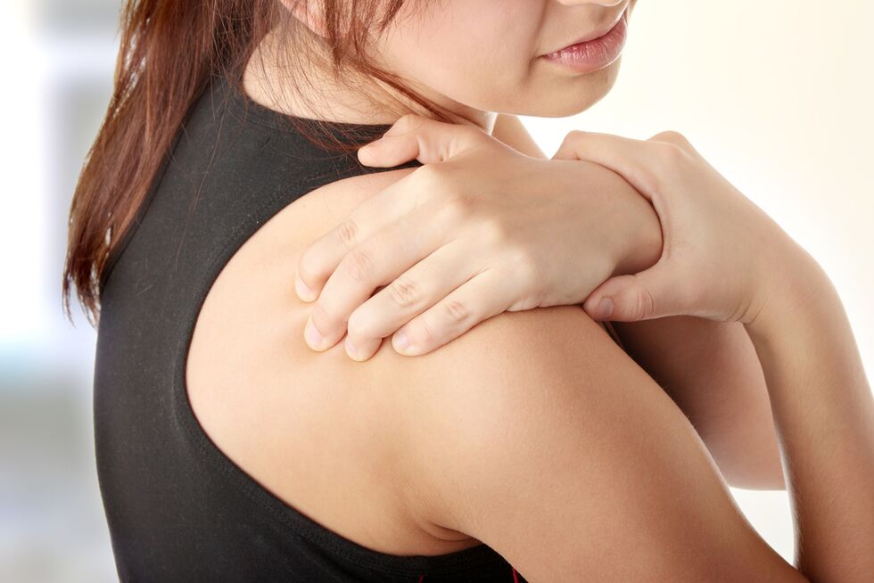 Shoulder pain associated with degenerative changes