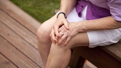 Symptoms of osteoarthritis of the knee joint