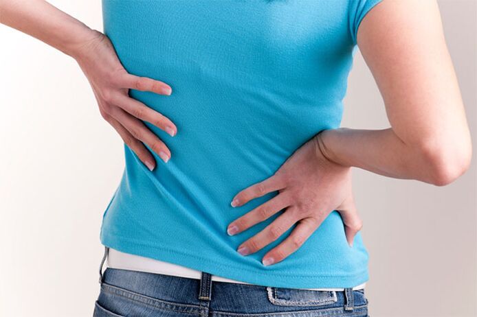 diagnosis of back pain by sensation