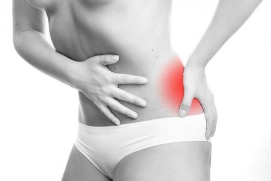 lower back pain due to female diseases