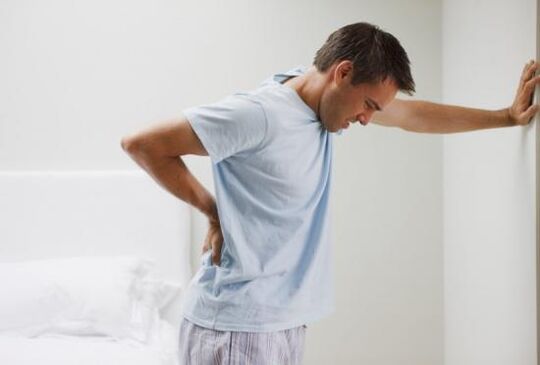 lower back pain in men